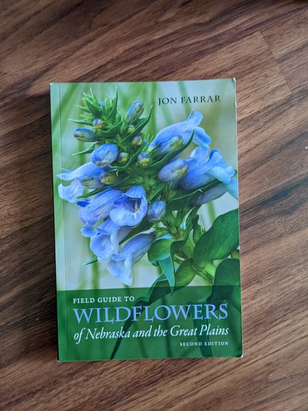 The book 'Field Guide to Wildflowers of Nebraska and the Great Plains, Second Edition' by Jon Farrar